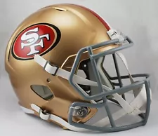 *SALE* SAN FRANCISCO 49ERS NFL FULL SIZE SPEED REPLICA FOOTBALL HELMET-SHIP FAST