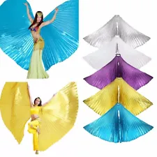 NEW Open or Close Professional Costume Fairy wings Egypt Belly Dance Isis Wings