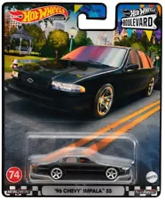 HOT WHEELS PREMIUM BOULEVARD '96 CHEVY IMPALA SS #74 HKF20