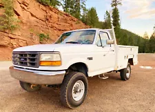 1996 Ford F-350 XL Service Truck Utility Body Tommy Lift