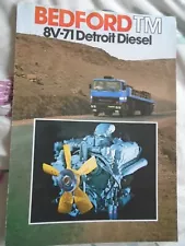 Bedford TM 8V-71 Detroit Diesel Engine brochure Aug 1976