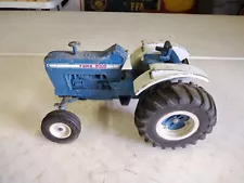 Vintage Ertl 1/12 Scale Ford 8000 Blue & Grey Tractor 3 Point Hitch For Restore