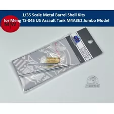 1/35 Scale US M4A3E2 Jumbo Assault Tank Metal Barrel for Meng TS-045 Model Kits