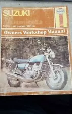 HAYNES SUZUKI 750 3CYLINDER MODELS 738CC ALL MODELS 71 ON OWNERS WORKSHOP MANUAL