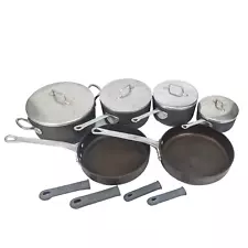 Magnalite GHC Skillet Sauce Pan Pot Set 1, 2, 3, 5, Qt 10" Lids & Handle Covers