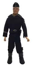 Cotswold 12” Action Figure WWII German Army Soldier Tanker Fully Posable Clothes