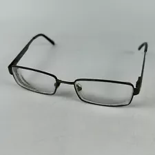 Robert Mitchel RM 0008 Eyeglasses Frames Mens Rectangle Gunmetal Full Rim 140 mm