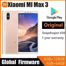 Xiaomi Mi Max 3 Dual SIM 64/ 128GB Unlocked Global Android Smartphone New Sealed