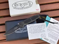 RARE! Microtech Socom Camo black 1998 NOS Unused Collectible Custom marfione