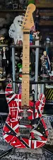 Van Halen Frankenstein/Frankenstrat tribute guitar official EVH parts-New build.