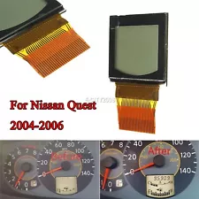 New 2004 2005 2006 Nissan Quest LCD w/Attached Ribbon for Speedometer Cluster