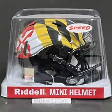 Maryland Terrapins Terps Speed Mini Helmet Riddell NCAA Maryland Pride New!