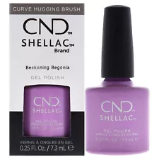 Shellac Nail Color - Beckoning Begonia by CND for Women - 0.25 oz Nail Polish