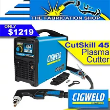 Cigweld CutSkill 45 Plasma Cutter + Torch, Cutting Machine, 15A System 1160140