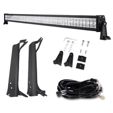 52" inch 1000W LED Work Light Bar Spot Combo Offroad Pickup For Jeep Wrangler TJ