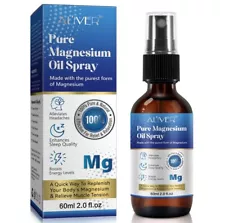 Magnesium Oil Spray 100% Natural Magnesium 2 Fl Oz (60 ML)