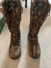 RED HEAD 16" Ultra Snake Boots Men’s 12 M Used Once