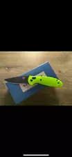 Custom Shop Benchmade Mini Griptilian 556 CPM-M4 Lime Green