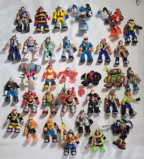 Rescue Heroes Fisher Price Action Figures Lot of 33 With Accessories!