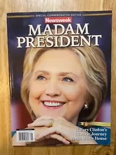 2016 Hillary Clinton Madam President Error Newsweek Magazine Recalled