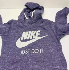 Nike Just Do It , Purple Pullover Hoodie Sweater Size Small Petite, Cheap ð¥