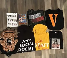 Reseller Men’s Lot Astroworld VLONE Nike Virgil LV ASSC Supreme NorthFace Hoodie