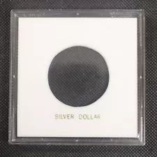 Silver Dollar Plastic Coin Holders White Insert - Liquidation Sale