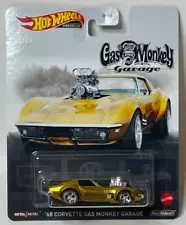 2021 Hot Wheels Pop Culture Gas Monkey Garage 68 Corvette Gas Monkey Garage GOLD