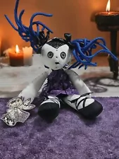 Twisted Tatum 18” Goth Punk Rag Doll. Sean Beck. RARE Voodoo Doll 2002 Hot Topic