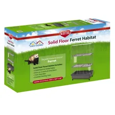 KAYTEE Ferret cage Habitat 30.5"Lx18.5"Wx49"H. Solid Floor, 3 levels