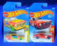 (2) Hot Wheels 1965 Ford Mustangs