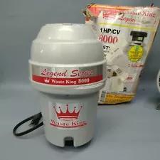 Waste King Legend 1HP Garbage Disposal w Power Cord 8000