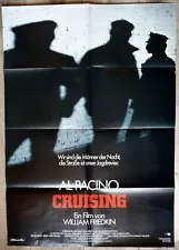 German Movie Poster: CRUISING Al Pacino Paul Sorvino Karen Allen Gay like it !