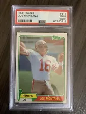 1981 Topps Joe Montana RC #16 MINT 9 (OC)