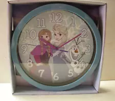 Disney Frozen Wall Clock Analog Display By Accutime Watch Corp., Brand New