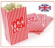 10 Pack Paper Popcorn Bags Movie Film Hollywood Birthday Party Home Cinema Fun