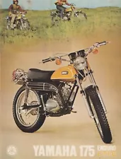 1971 YAMAHA CT1C 175 ENDURO 3- PAGE SALES ADS VINTAGE