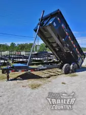 NEW 2024 83 x 14 7 X 14 14K 3 Stage Telescopic Dump Trailer Equipment Hauler