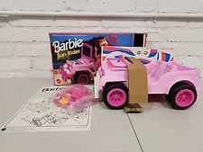 Vintage Barbie Sun Rider Car Pink Jeep Never Used Original Box Mattel