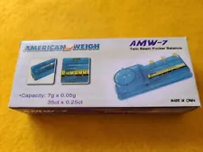 American Weigh AMW-7 Twin Beam Pocket Balance Scale - Brand New - Free Shipping!