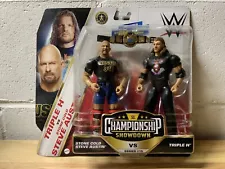 WWE Championship Showdown 14 Stone Cold Steve Austin Vs Triple H Figures Mattel