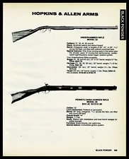 1989 HOPKINS & ALLEN Underhammer 32, Pennsylvania Hawken 29 Blackpowder Rifle AD