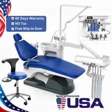 Dental Unit Chair Computer Controlled Hard Leather DC Motor Fully Operational