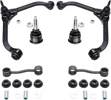 6pc Front Upper Control Arms Lower Ball Joint Swaybar for 2002-2004 Jeep Liberty