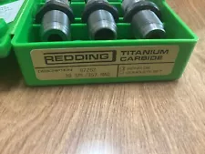 REDDING TITANIUM CARBIDE SIZING DIE 38 SPL/357 MAG #87282 PACKAGE