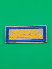 Arrow Of Light Rank Uniform Patch With Plastic Gauze Back BSA Cub Scouts NEW