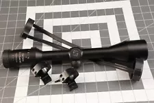 Carl Zeiss Conquest 3.5-10x44 MC Duplex Reticle Variable Rifle Scope & Rings