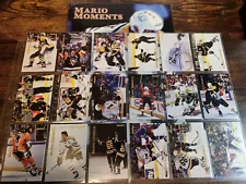 Mario Lemieux 1997 Pinnacle Giant Eagle Mario Moments Complete Set 18 cards NHL