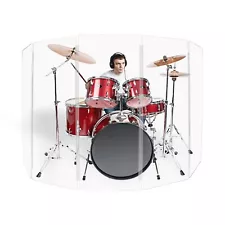 Drum Shield/Drum Screen Panels 5 Panels 2ftX5ft with Flexible Hinges