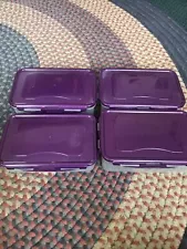 4 Lock & Lock Containers Purple.